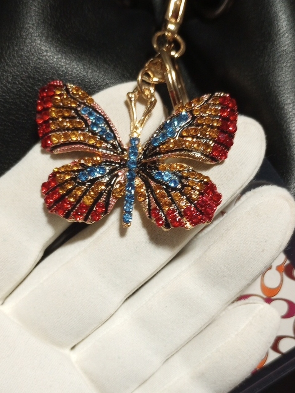 Coach Ace Of Diamonds Playing Card w/Fashion Charm Keychain - Picture 5 of 14